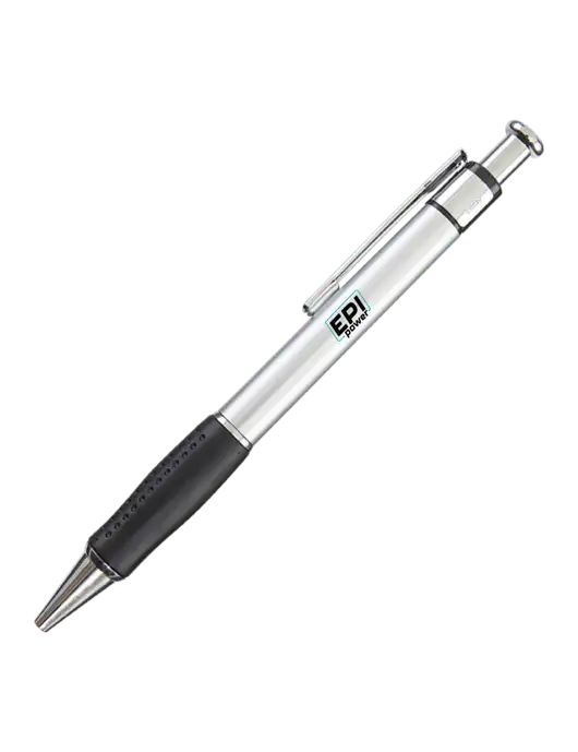 Malta Silver Pen - Black Ink w/EPI Logo