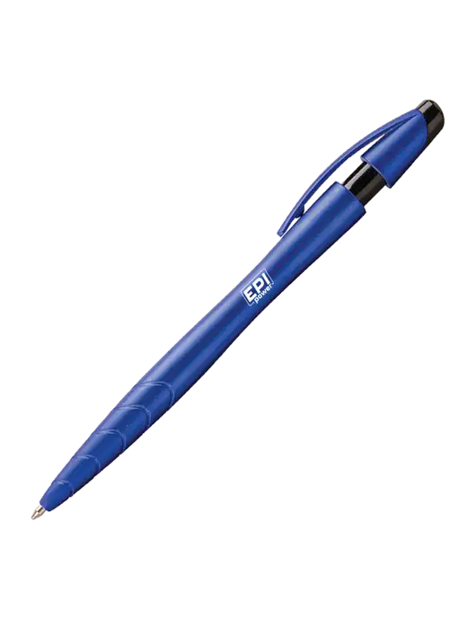 Awali Blue Metallic Pen - Black Ink w/EPI Logo