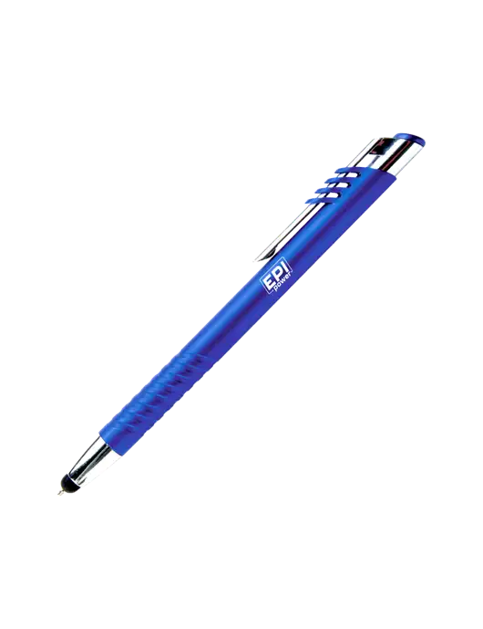 Schirhart Blue Stylus Pen - Blue Ink w/EPI Logo