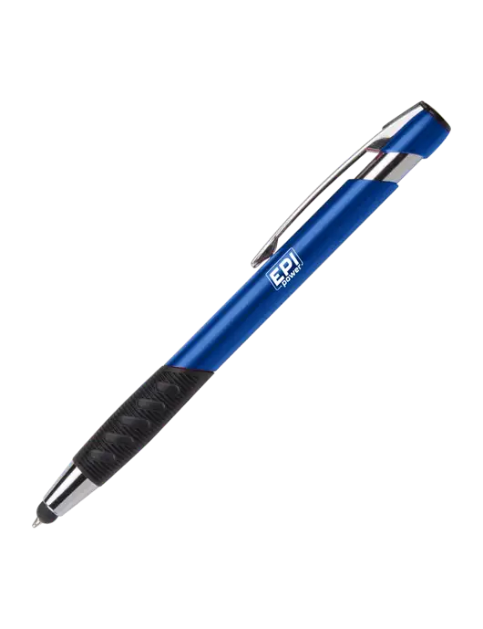 Alize Blue Stylus Black Ink Pen w/EPI Logo