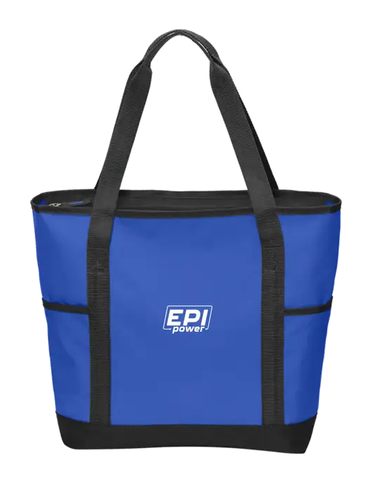 On the Go Royal/Black Tote w/EPI Logo