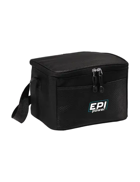 6 Can Black/Black Cube Cooler w/EPI Logo