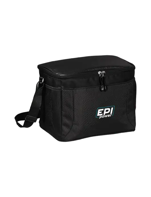 12 Can Black/Black Cube Cooler  w/EPI Logo