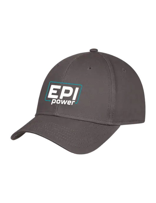 Charcoal Structured Cap Hook & Loop w/EPI Logo