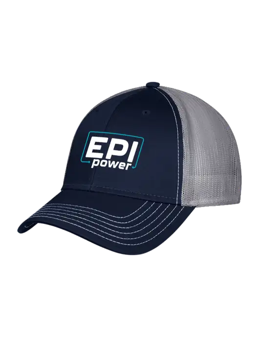Navy/Grey Mesh Trucker Cap Snap Back w/EPI Logo