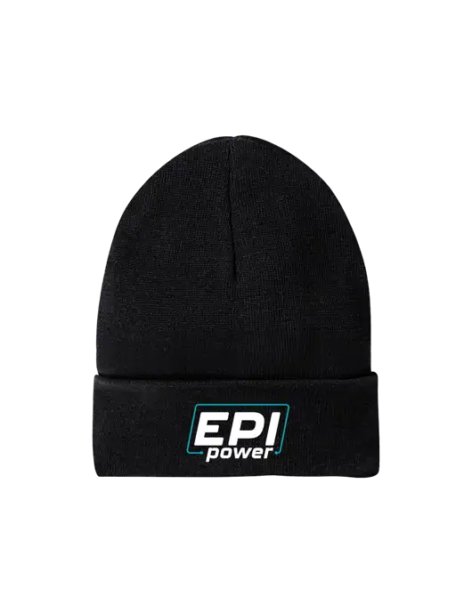 Recycled Black Beanie w/EPI Logo