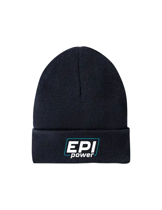 Recycled True Navy Beanie w/EPI Logo