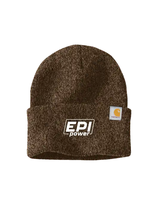Carhartt Brown Heather Watch Cap 2.0 w/EPI Logo