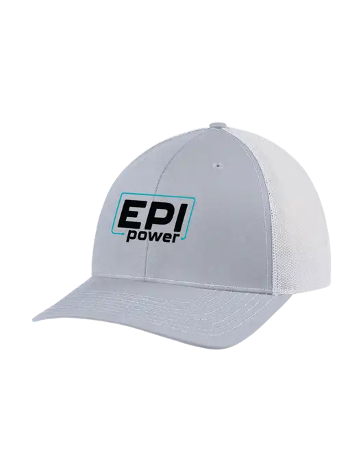 Richardson Adjustable Snapback Original 112 Trucker Cap Light Heather Grey w/White Mesh w/EPI Logo