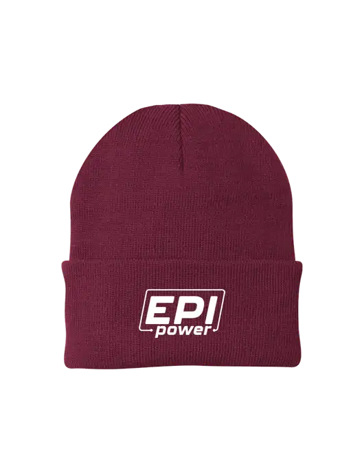 Maroon Knit Cap w/EPI Logo