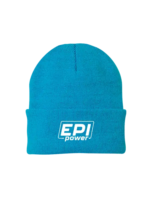 Sapphire Blue Knit Cap w/EPI Logo