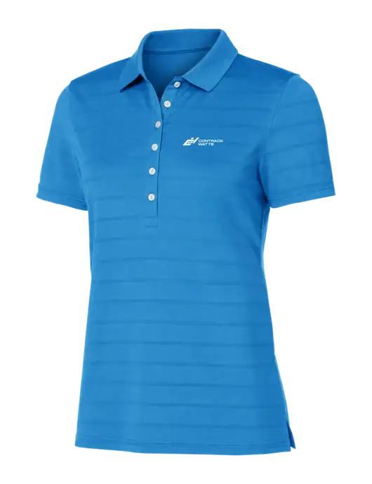 Callaway Womens Royal Blue Ventilated Polo w/Contrack Watts Logo