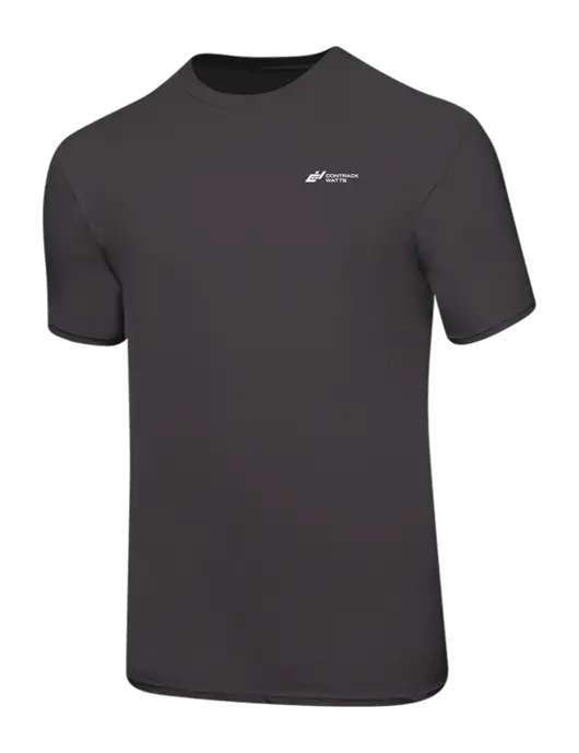 Ring Spun Charcoal 4.5 oz T-Shirt w/Contrack Watts Logo
