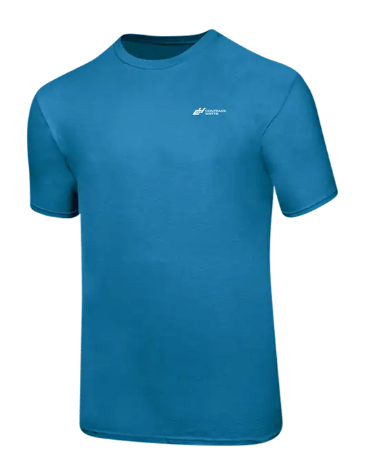 Ring Spun Sapphire 4.5 oz T-Shirt w/Contrack Watts Logo