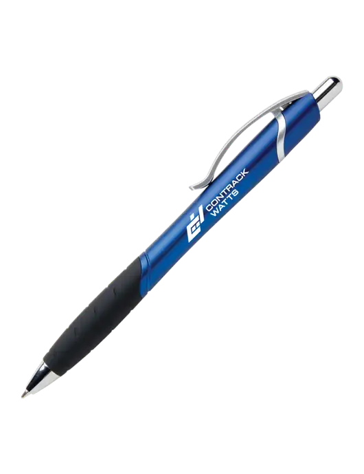 Summerhill Blue Pen - Black Ink w/Contrack Watts Logo