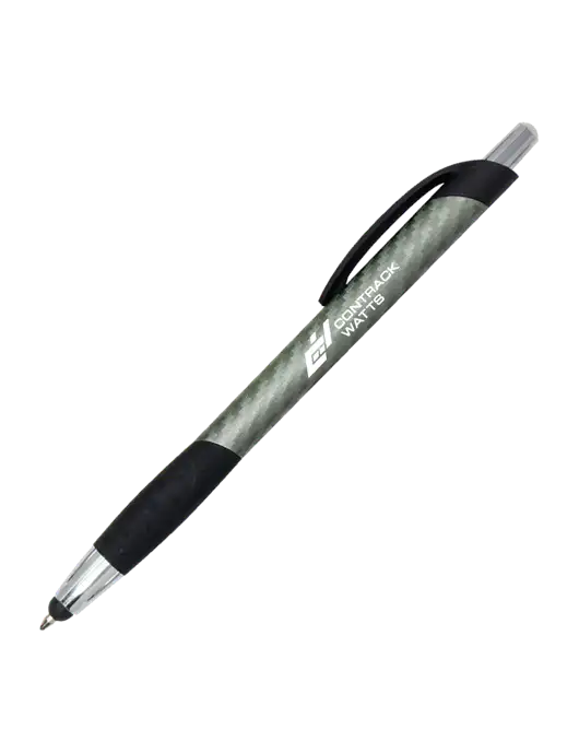 Sunray Gunmetal Stylus Pen w/Contrack Watts Logo