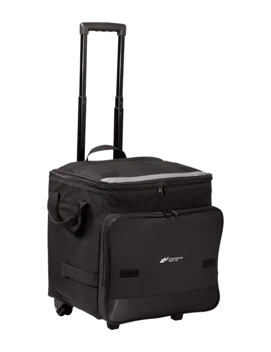 Black Rolling Cooler w/Contrack Watts Logo