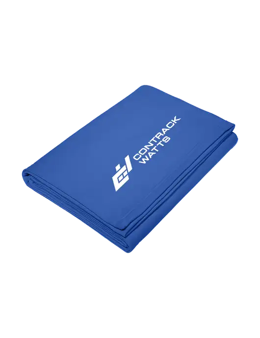 Core Royal Fleece Sweatshirt Blanket w/Contrack Watts Logo