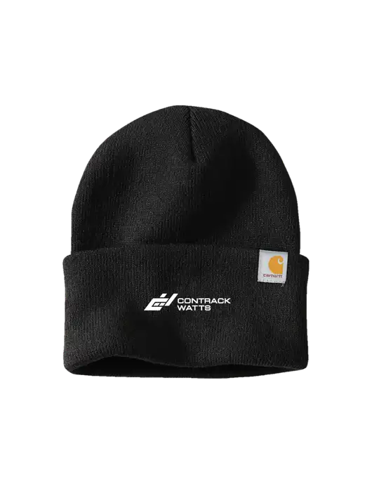 Carhartt Black Watch Cap 2.0 w/Contrack Watts Logo