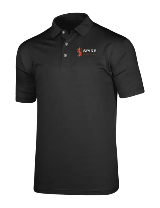 Callaway Vibrant Black Ventilated Polo w/Spire