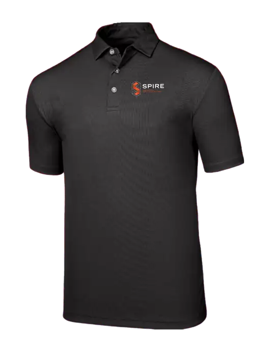 Callaway Birdseye Black Polo w/Spire