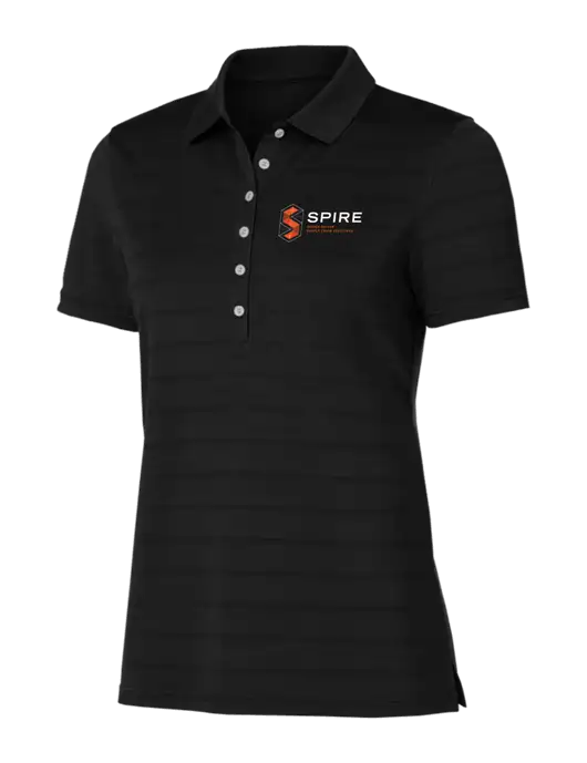Callaway Womens Black Ventilated Polo w/Spire