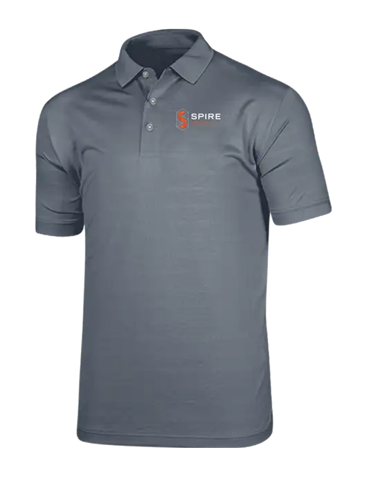 Callaway Vibrant Light Grey Ventilated Polo w/Spire