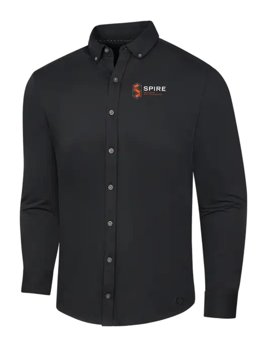 OGIO Blacktop Modern Code Stretch Button-Up Shirt w/Spire