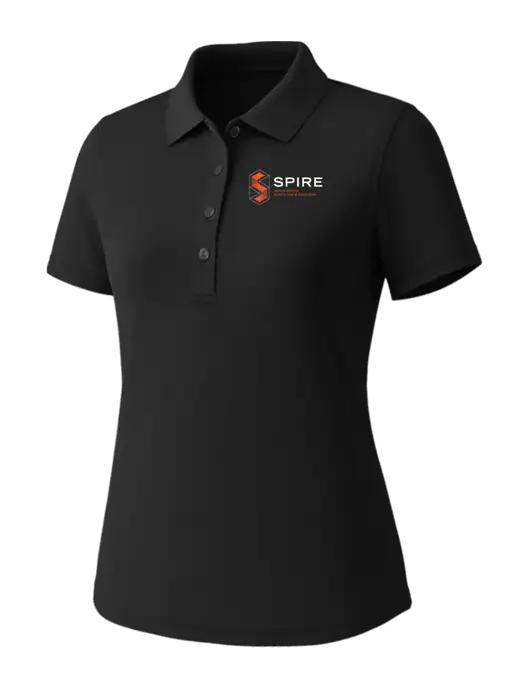 Callaway Womens Core Black Performance Polo w/Spire