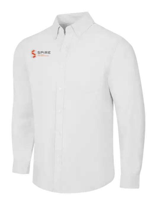 White SuperPro Oxford Shirt w/Spire