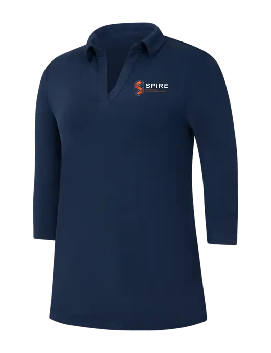 Navy Womens Luxe Knit Tunic w/Spire