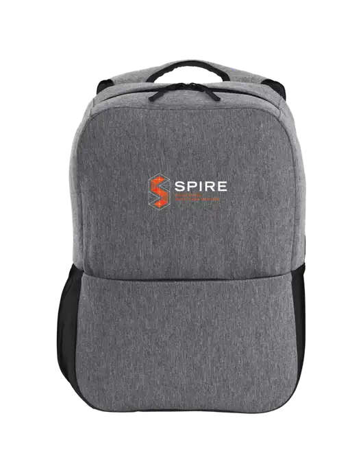 Access Square Laptop Graphite Heather/Black Backpack w/Spire