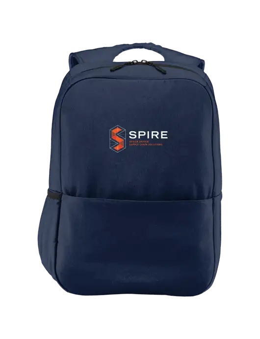 Access Square Laptop River Blue Navy Backpack w/Spire