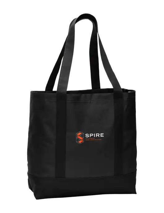 Carryall Black/Black Day Tote w/Spire