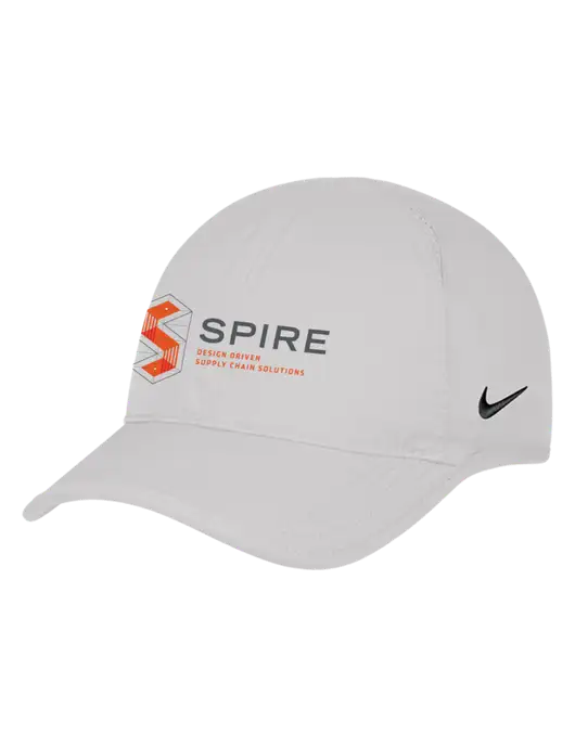 Nike White Featherlight Cap w/Spire
