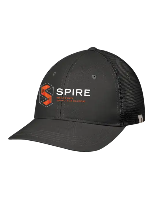 Carhartt Black Trucker Rugged Pro Series Cap w/Spire