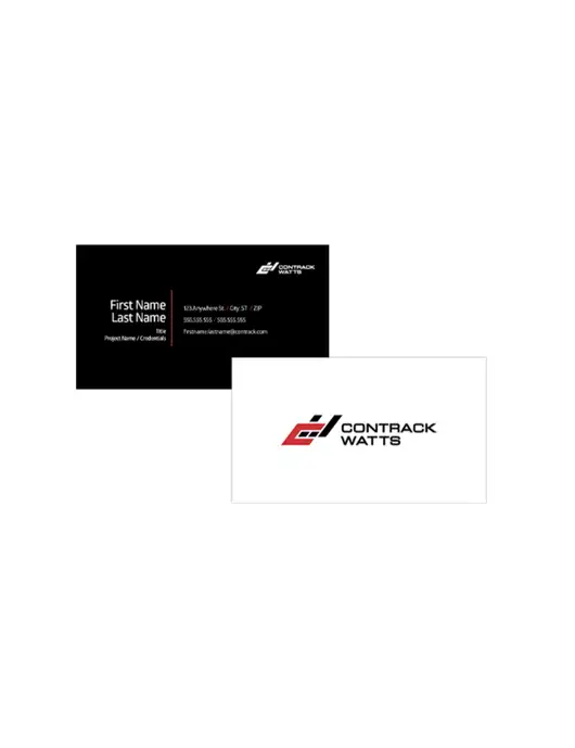 Contrack Watts Business Cards