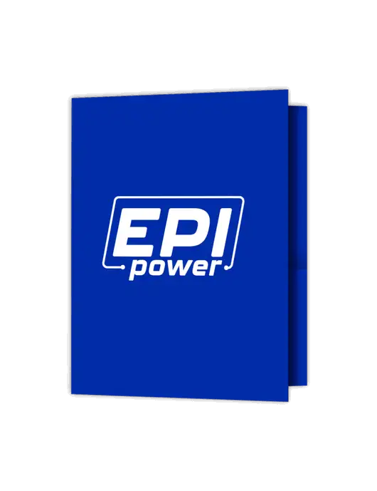 Royal Presentation Folder with Dual Pockets w/EPI Logo