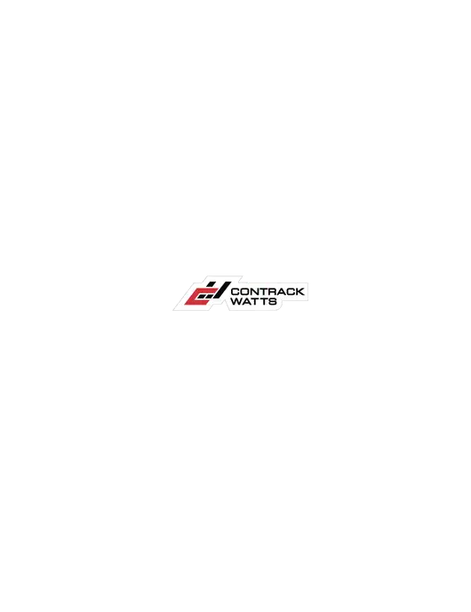 Hard Hat Decal 3" w/Contrack Watts Hard Hat Decal