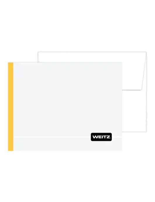 Weitz A2 Folded Card/Plain Matching Envelope